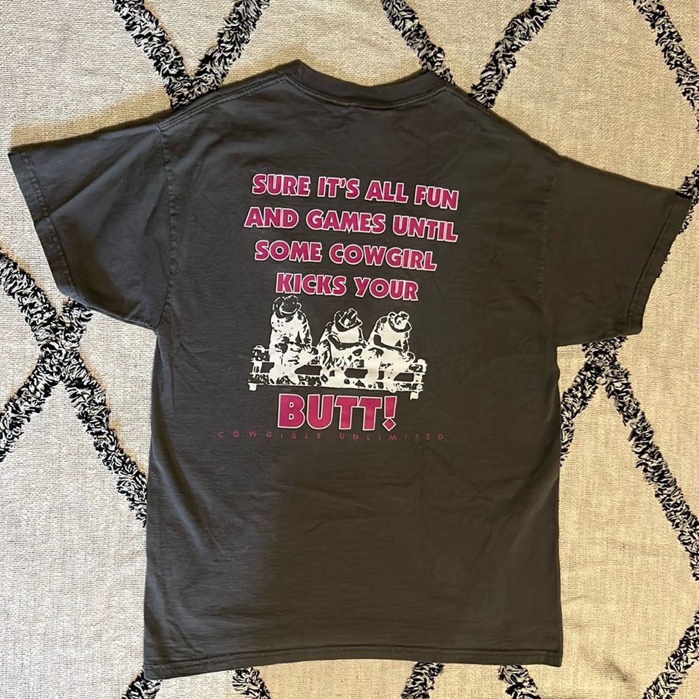 Cowgirls Unlimited size M Port and Company 100% Preshrunk Cotton